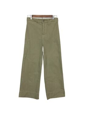 GRLFRND Denim Campbell Cropped Wild Sage Jeans 27 Wide Leg Coastal Cottage